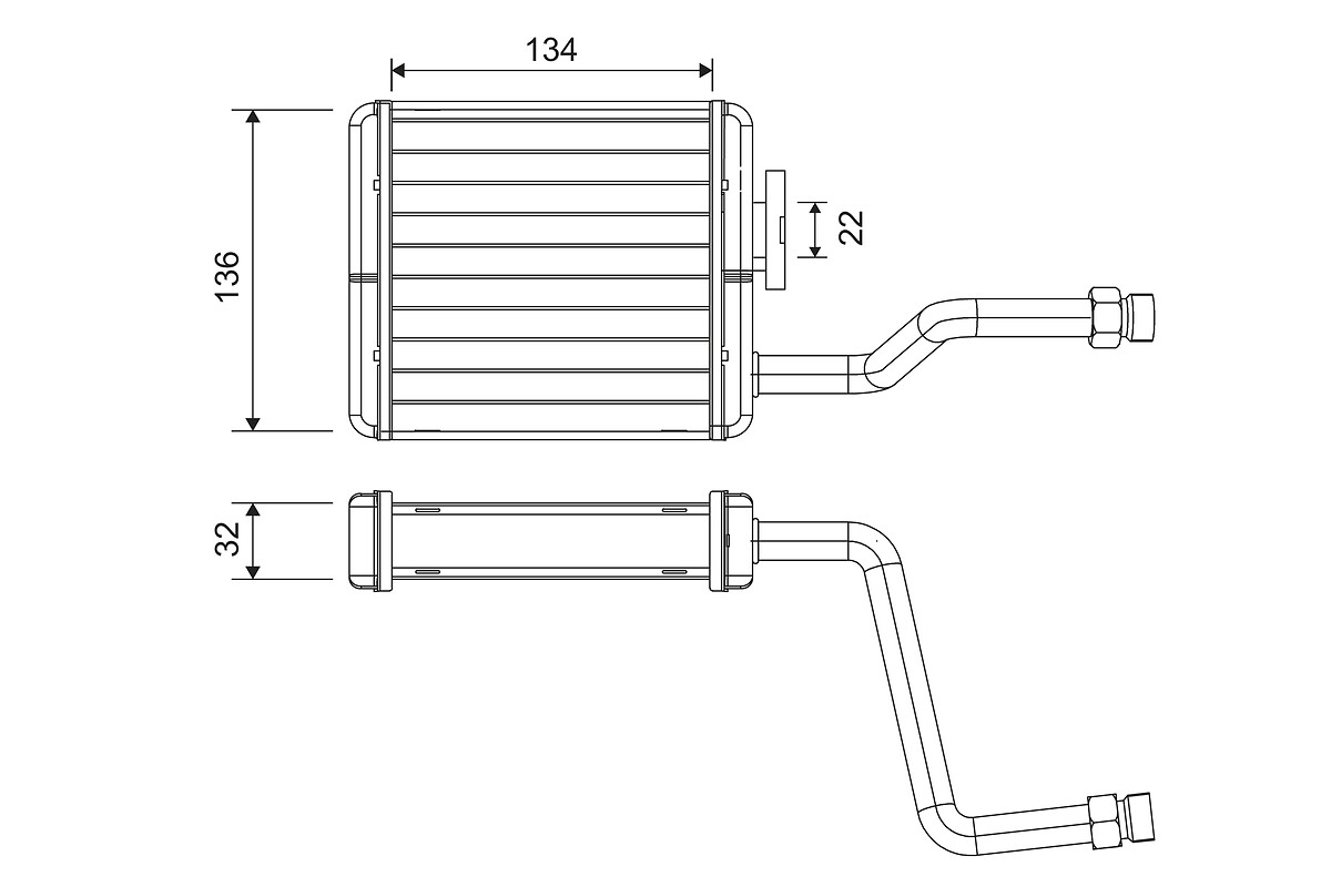 VALEO 811573 топлообменник,...